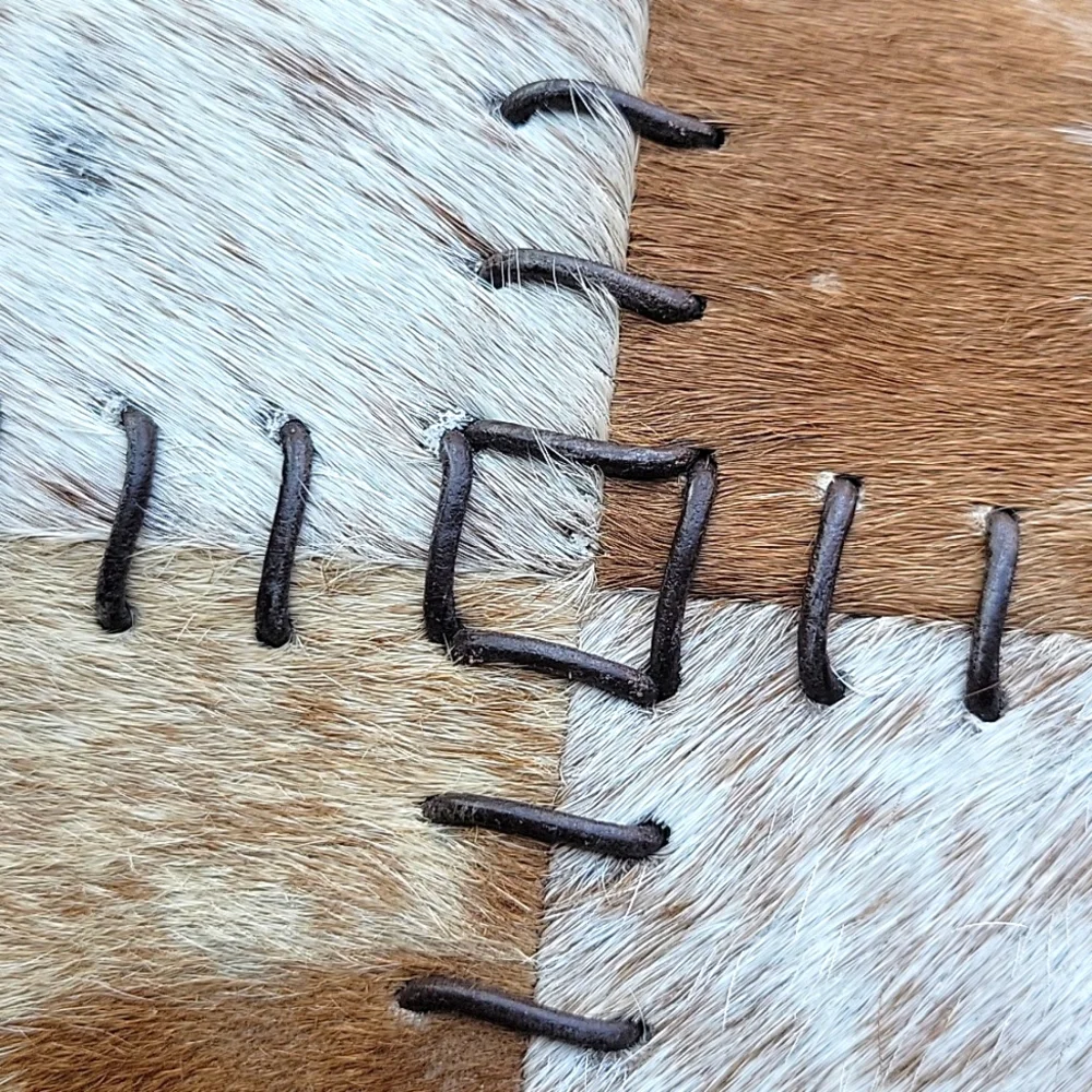 Cowhide Hair-On Accent Throw Pillow 18